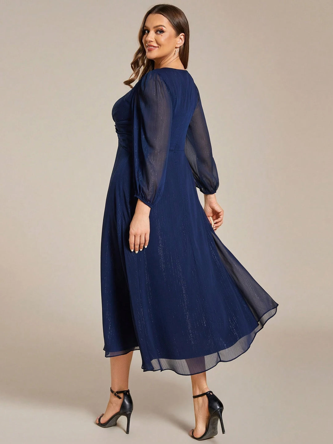 Rochie midi SHEIN, albastru