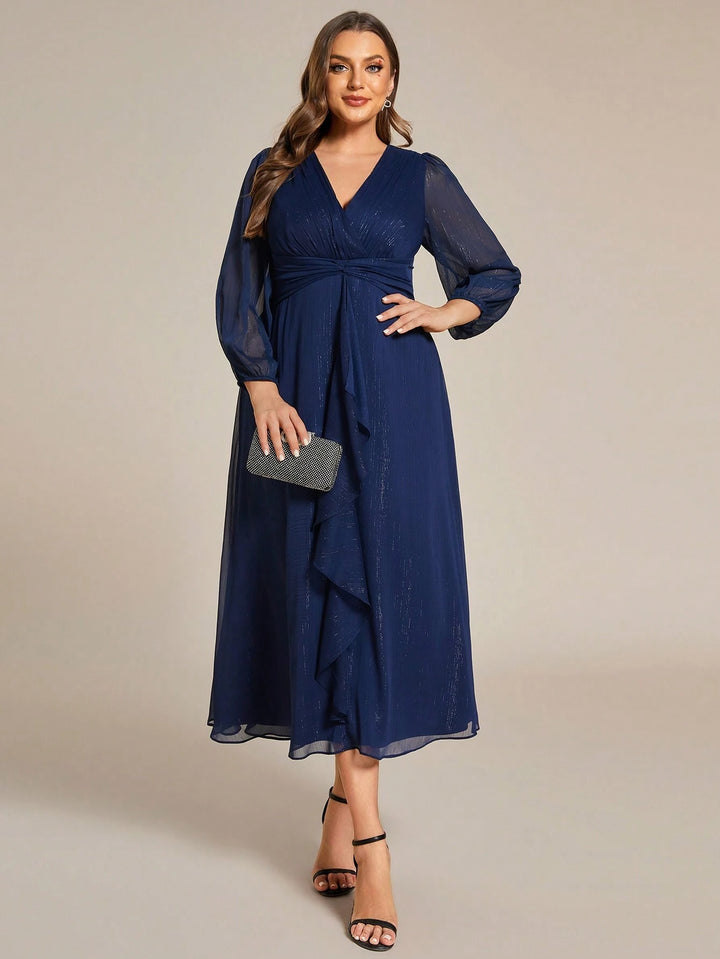 Rochie midi SHEIN, albastru