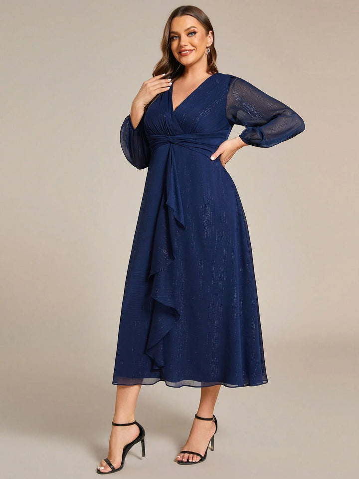 Rochie midi SHEIN, albastru