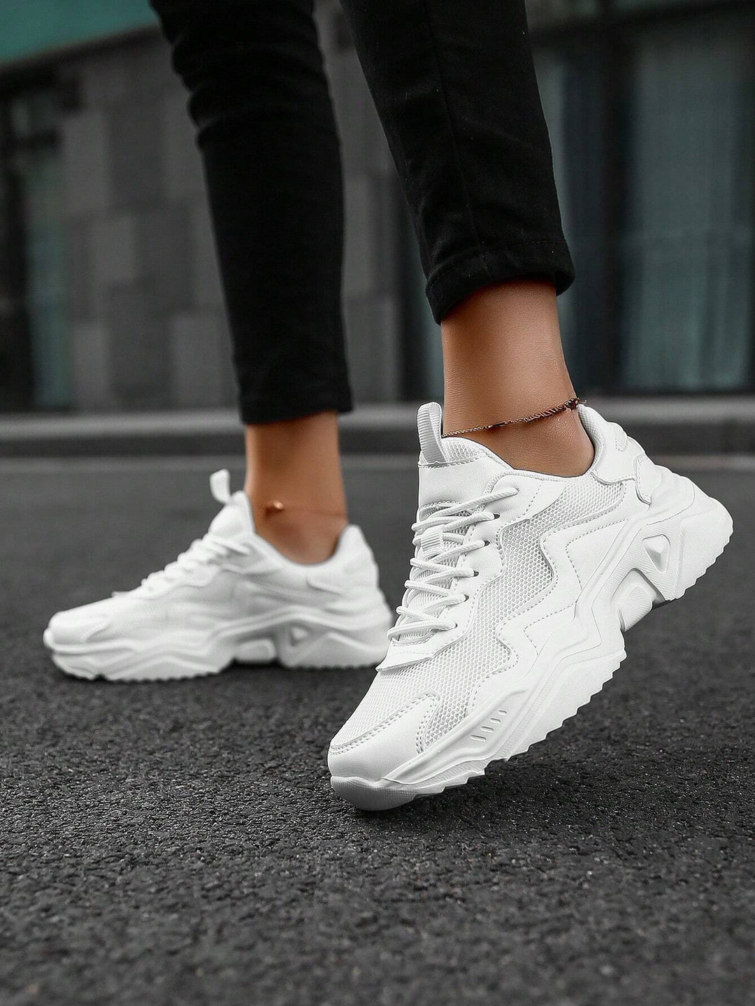 Pantofi sport SHEIN, alb