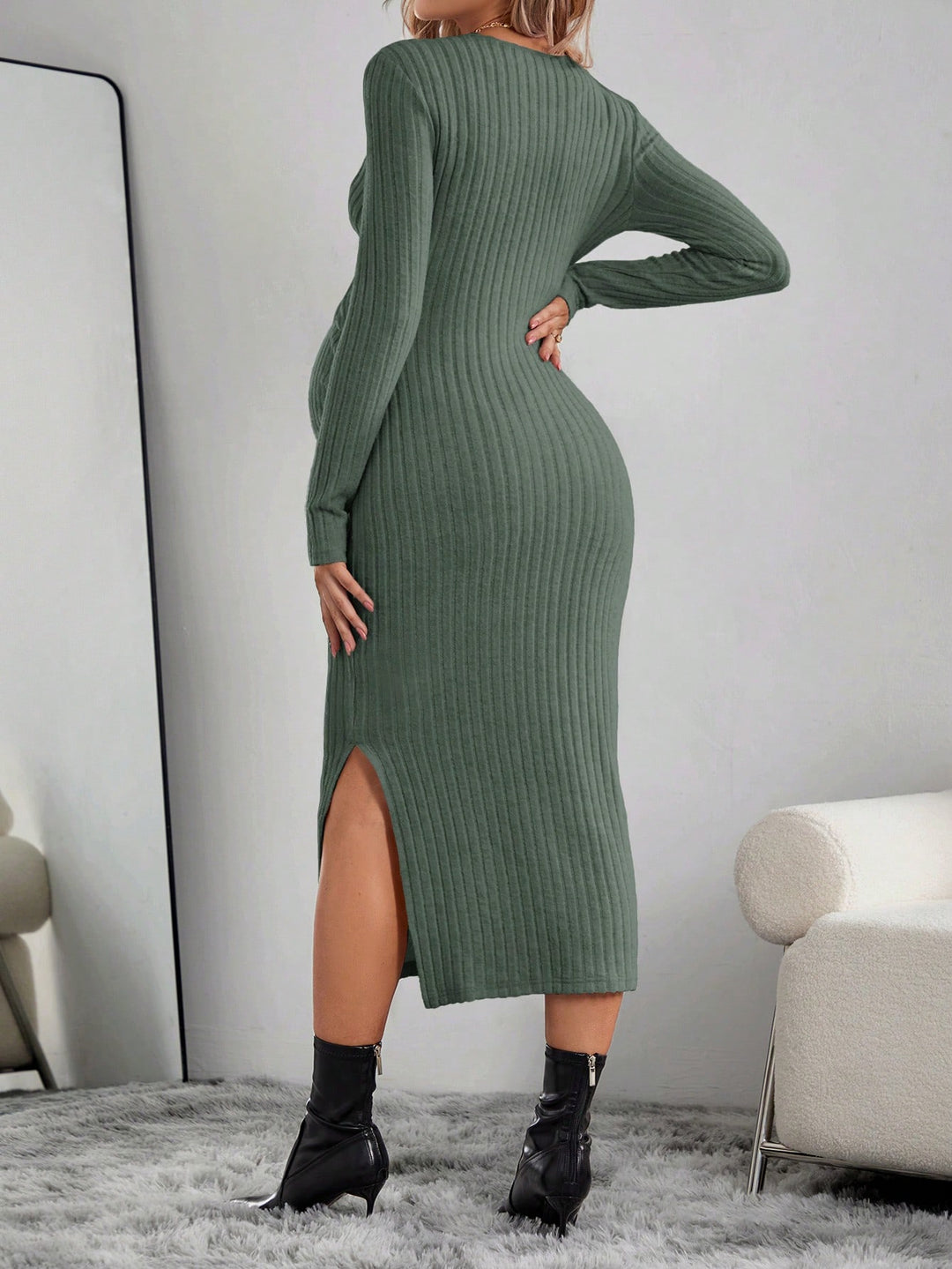 Rochie SHEIN, verde