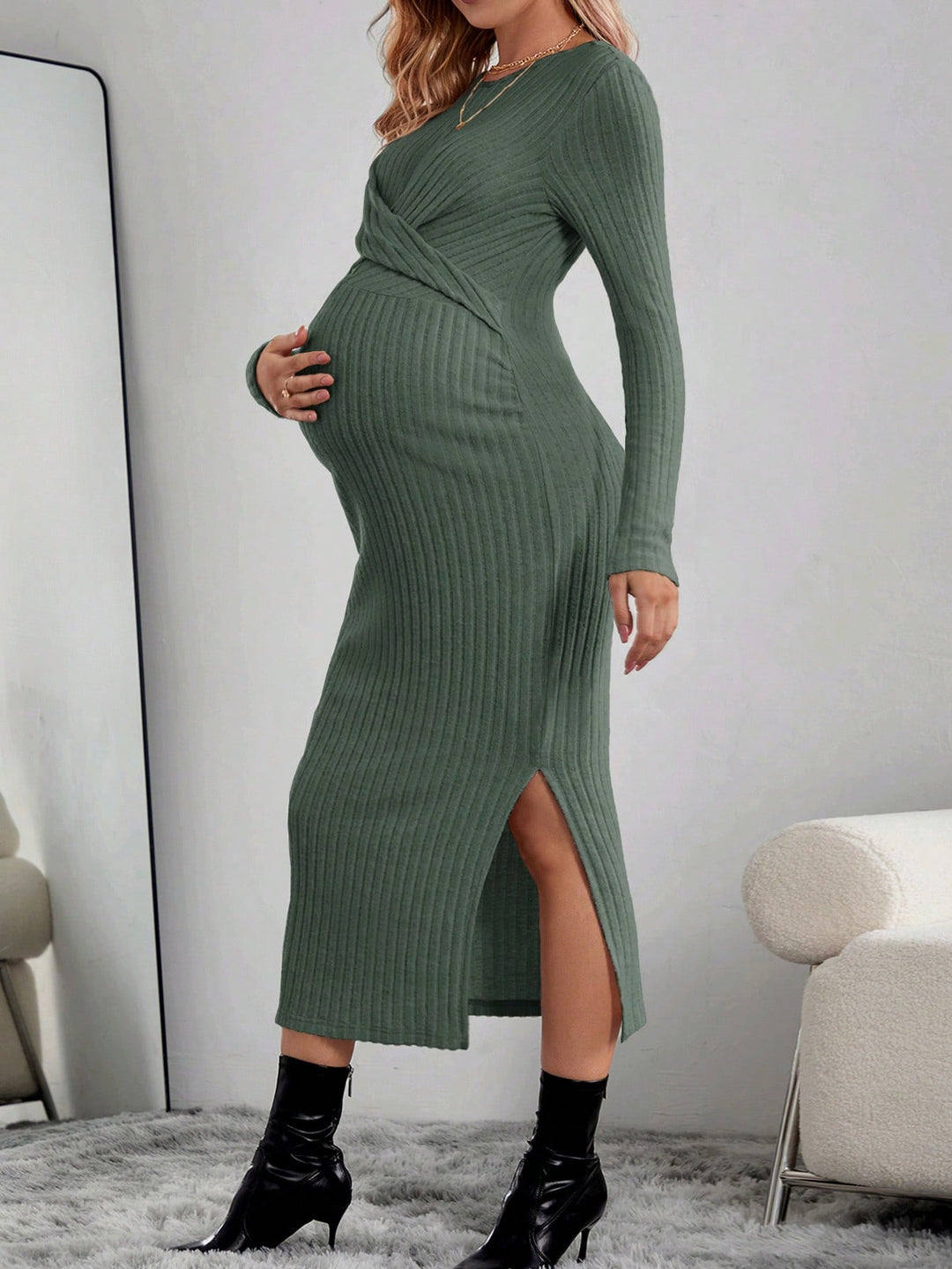 Rochie SHEIN, verde