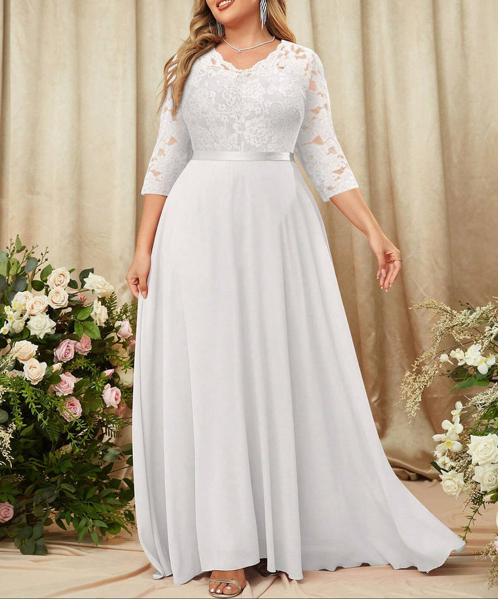 Rochie maxi SHEIN, alb
