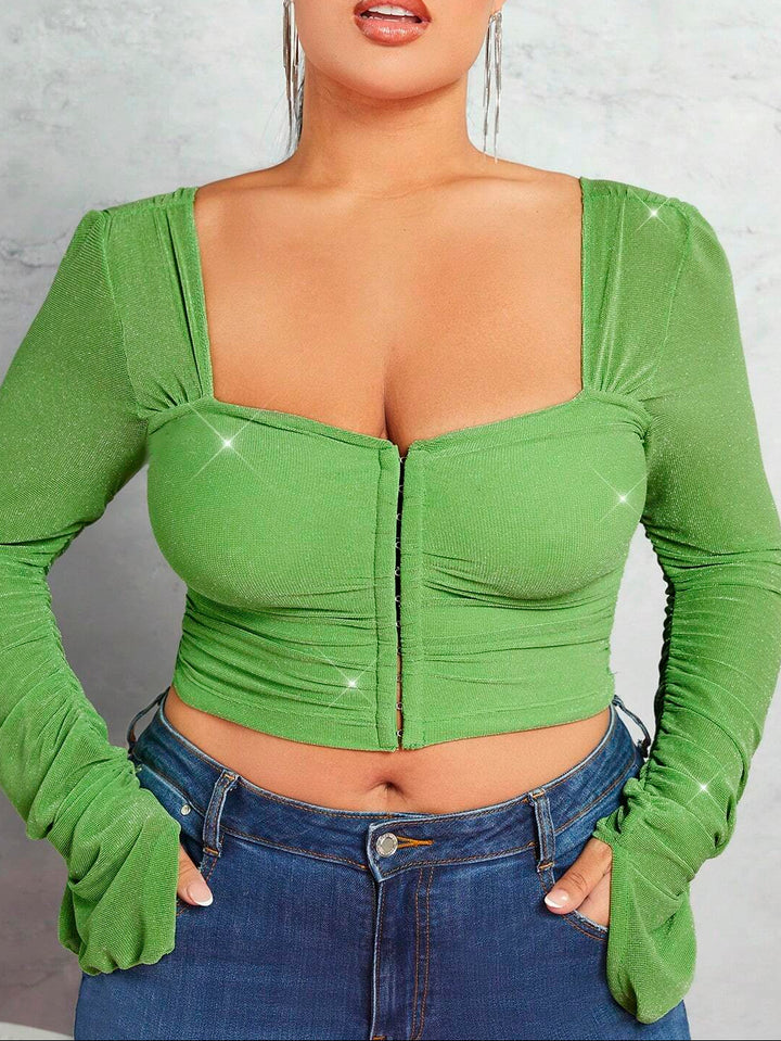 Bluză SHEIN, verde