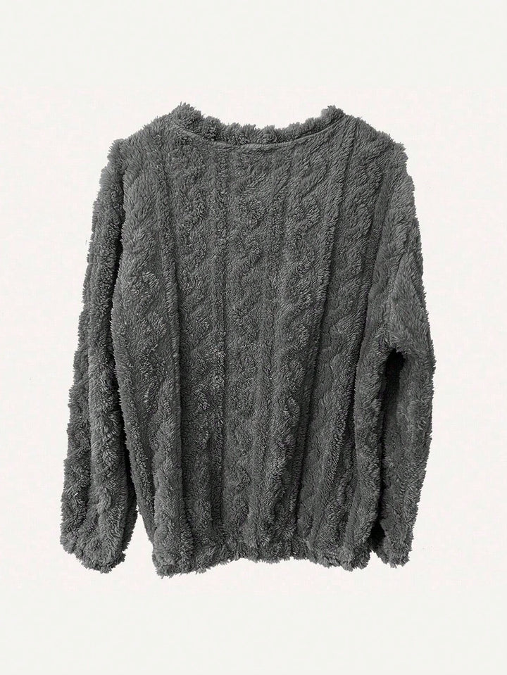 Compleu pijamale SHEIN, gri