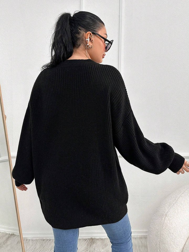 Pulover SHEIN, negru