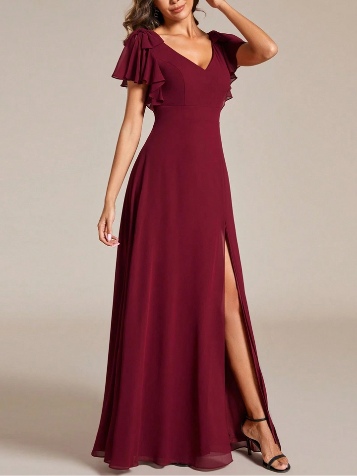 Rochie maxi SHEIN, vișiniu