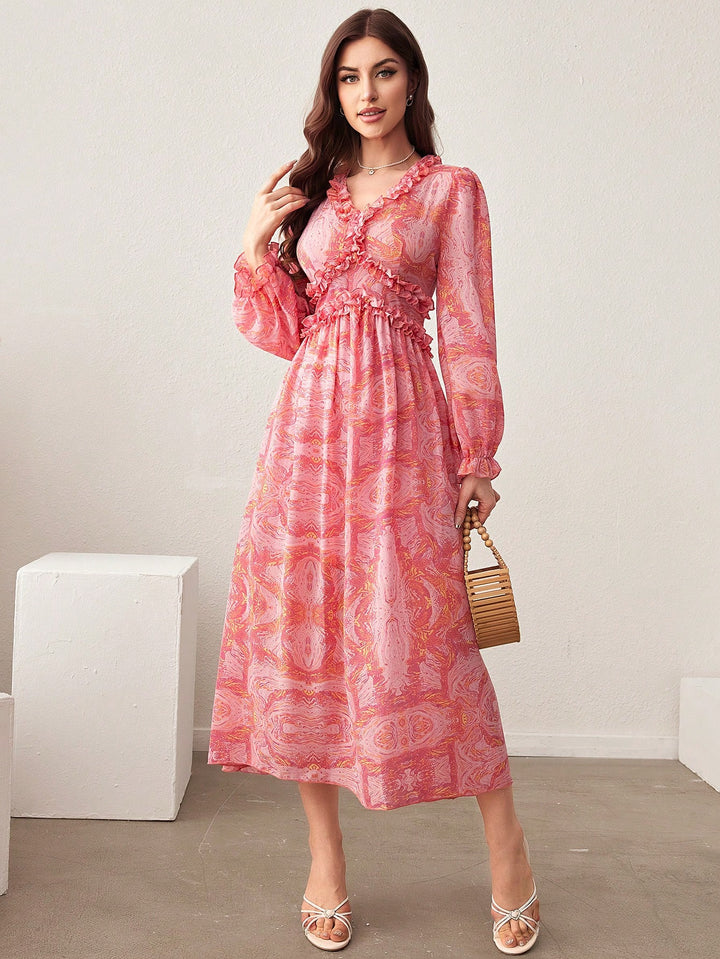 Rochie maxi SHEIN, roz