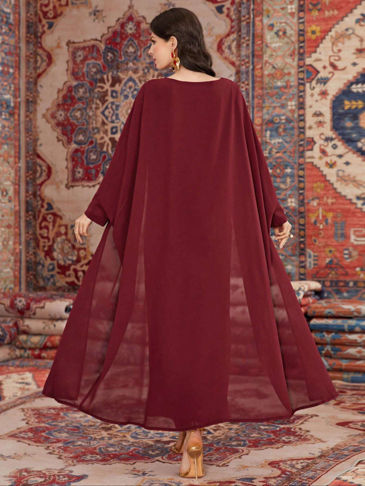 Rochie maxi SHEIN, vișiniu