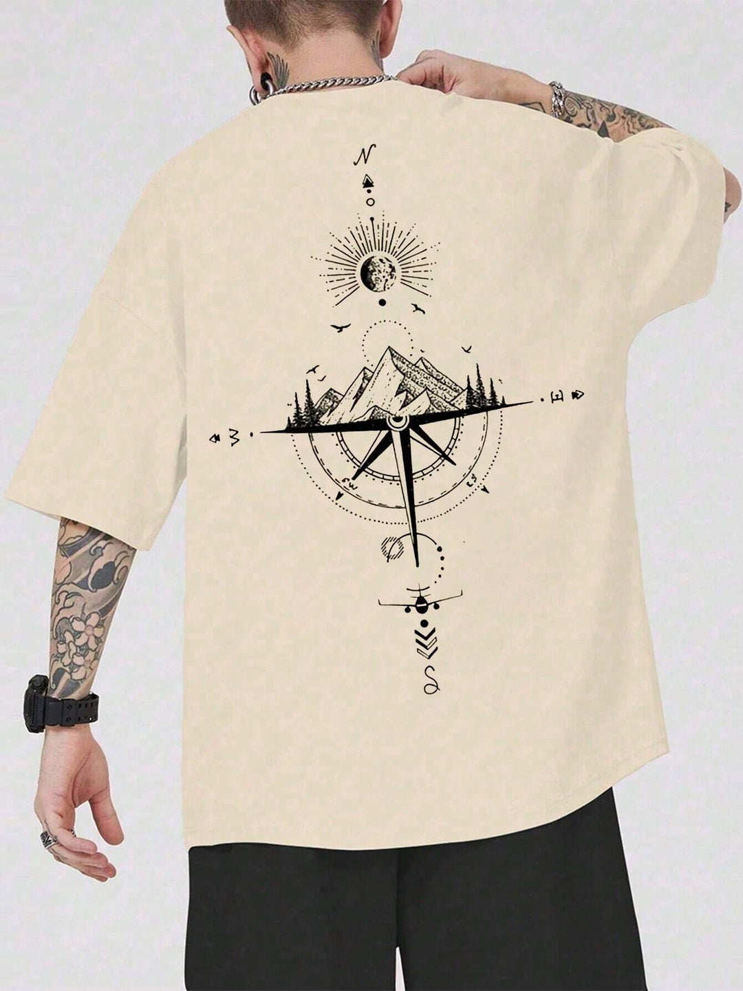 Tricou SHEIN, bej