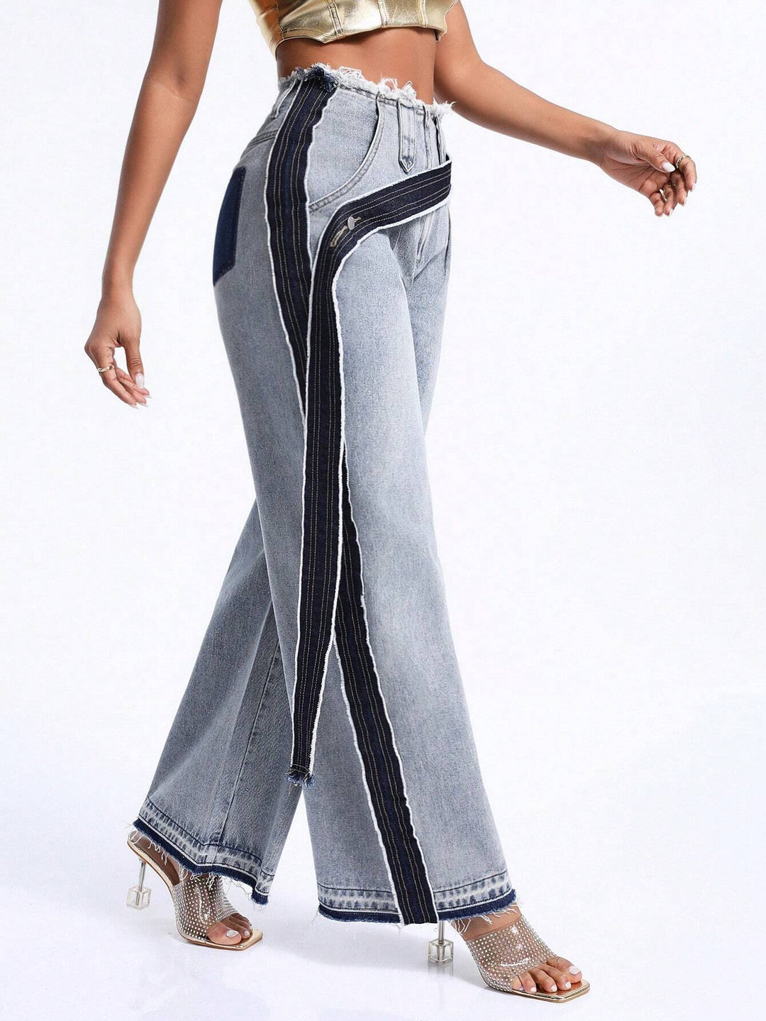 Jeans, SHEIN, kék
