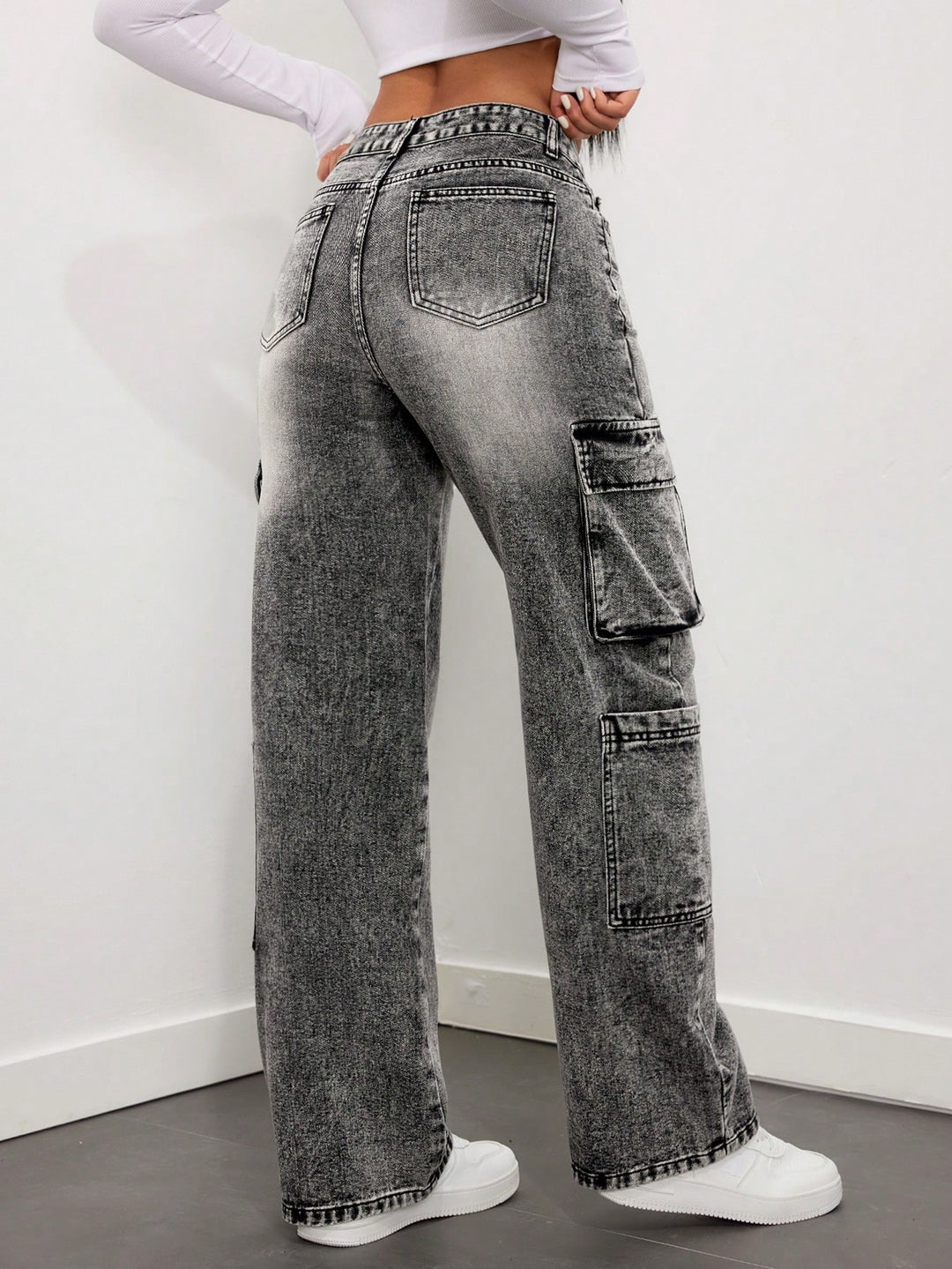 Jeans SHEIN, gri