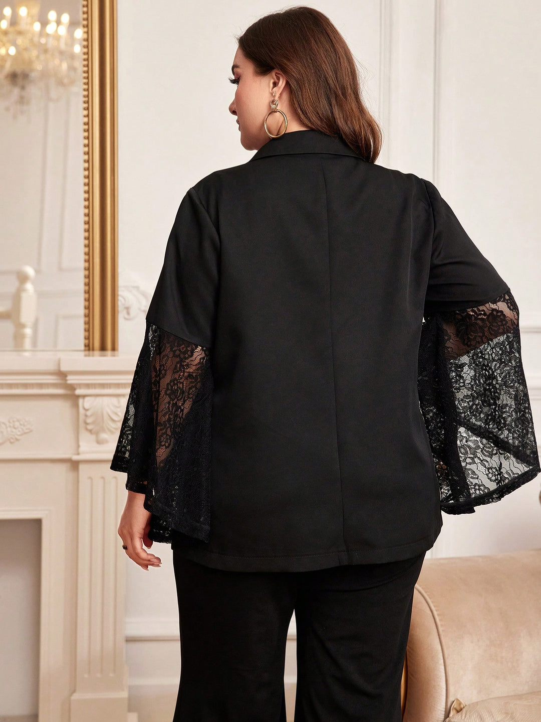 Sacou SHEIN, negru