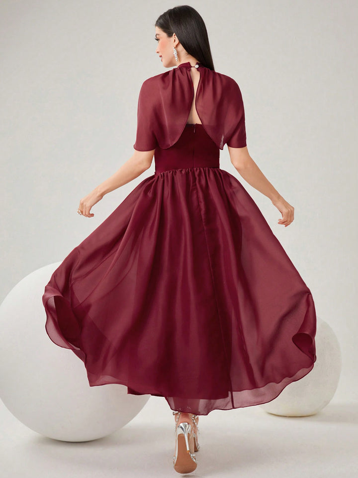 Rochie maxi SHEIN, vișiniu