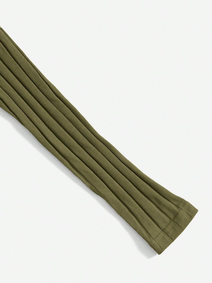 Top SHEIN, kaki
