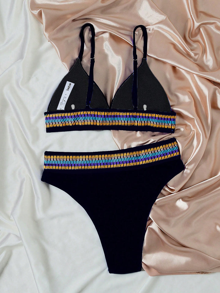 Set bikini SHEIN, negru