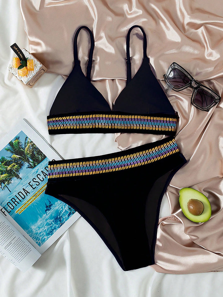 Set bikini SHEIN, negru