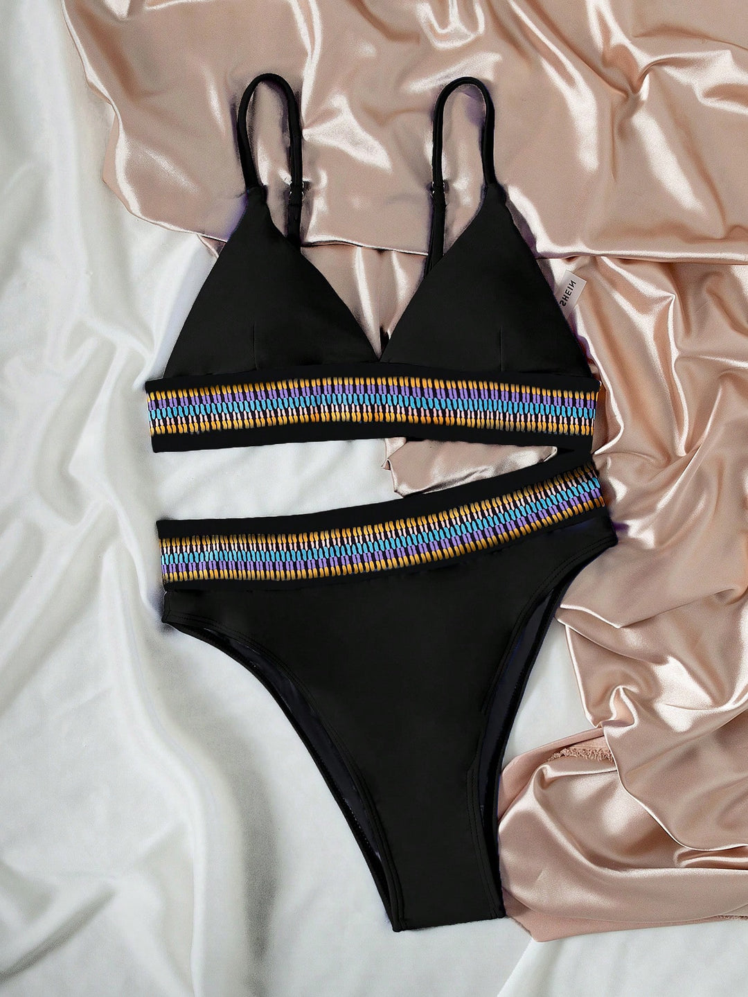 Set bikini SHEIN, negru