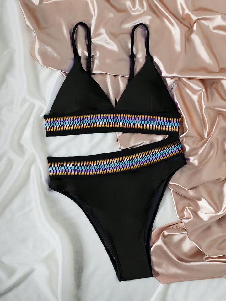 Set bikini SHEIN, negru