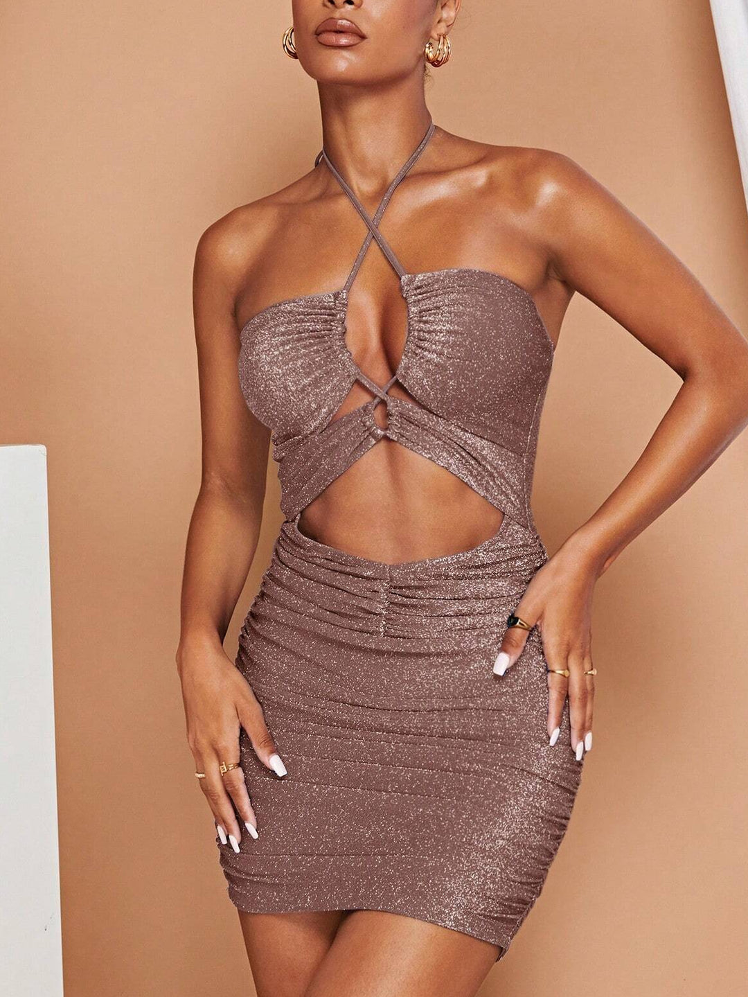 Rochie mini Shein, maro