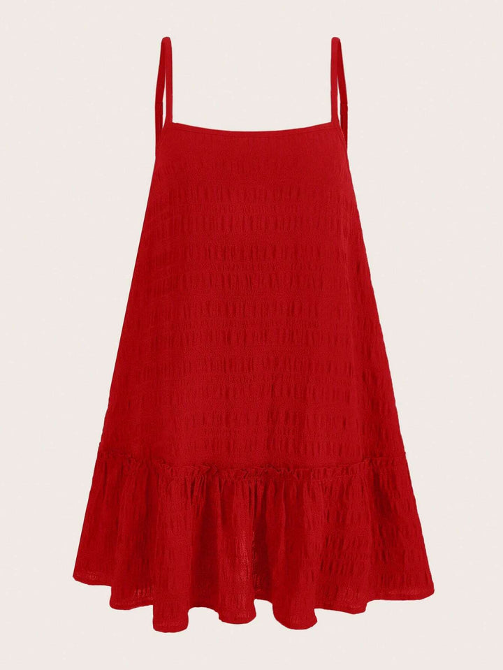 Shein Curve+ miniruha, piros