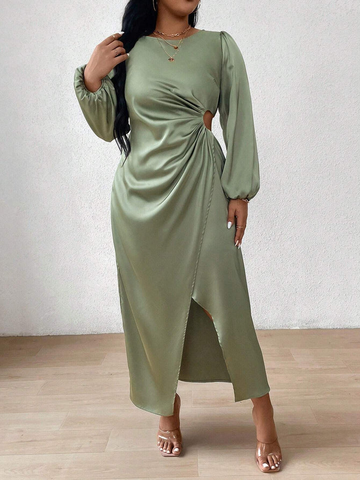 Rochie maxi SHEIN, verde