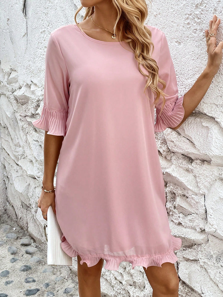 Rochie midi SHEIN, roz