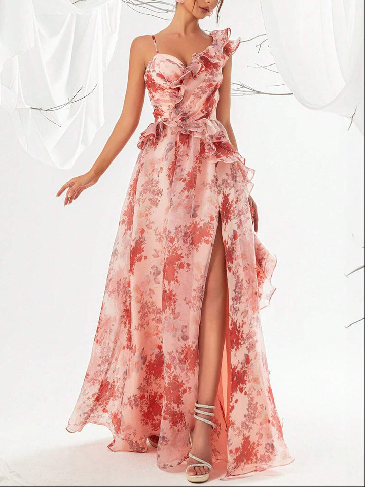 Rochie maxi SHEIN, mix culori