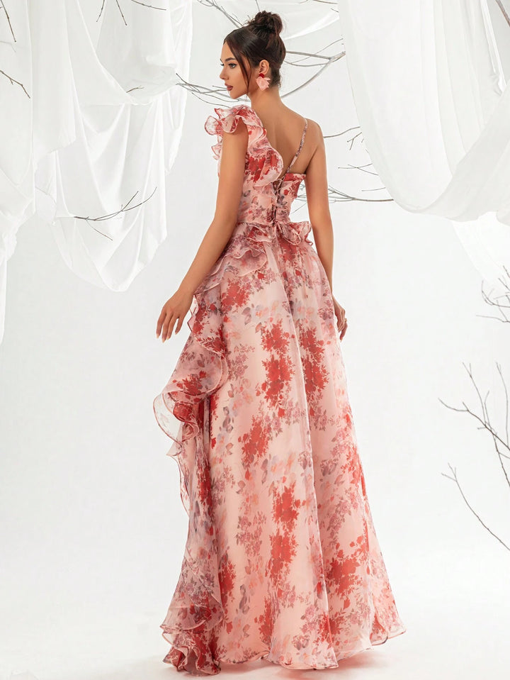 Rochie maxi SHEIN, mix culori