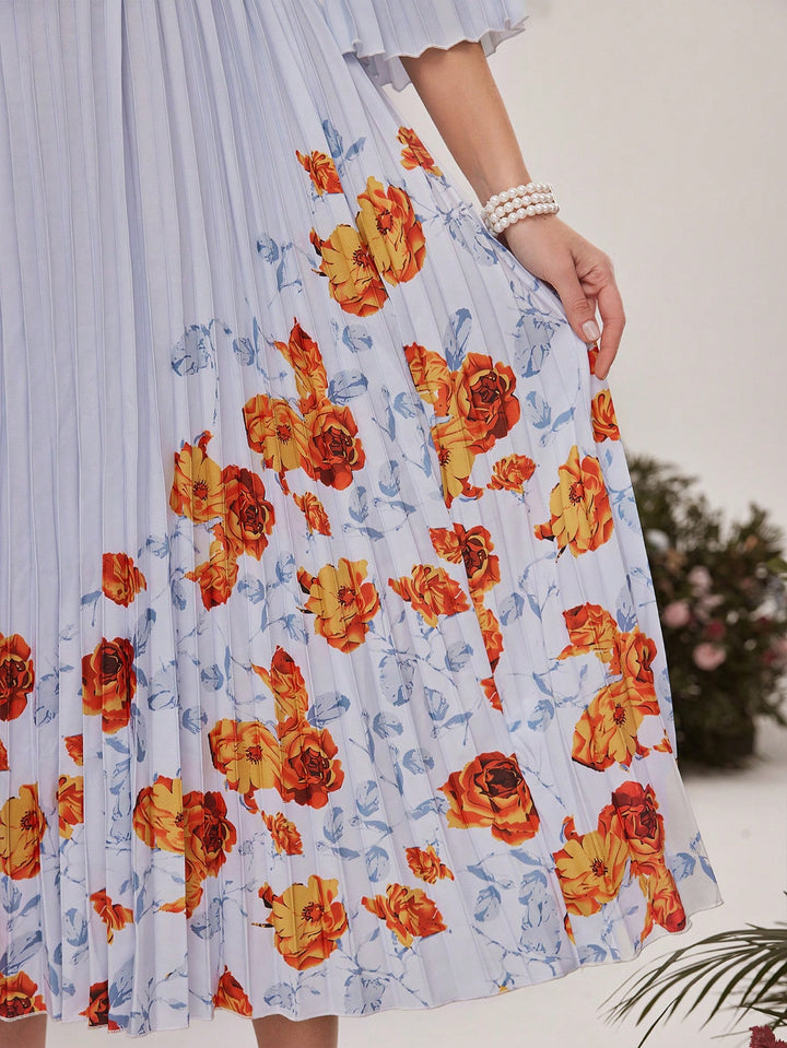 Rochie maxi SHEIN, mix culori