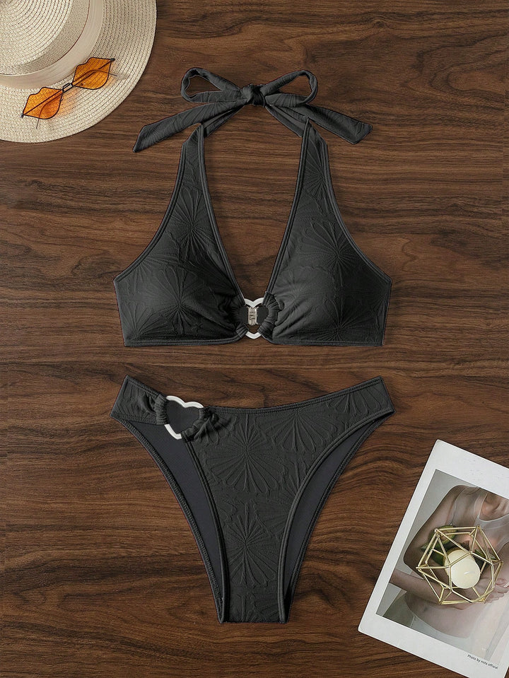 Set bikini SHEIN, negru