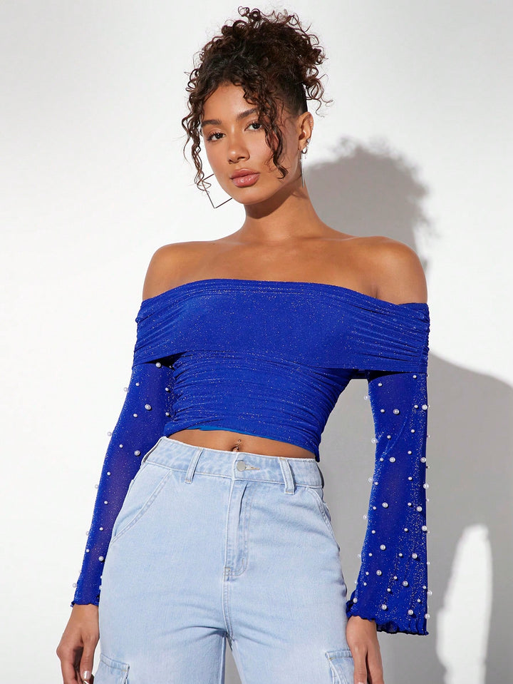 Top SHEIN, albastru