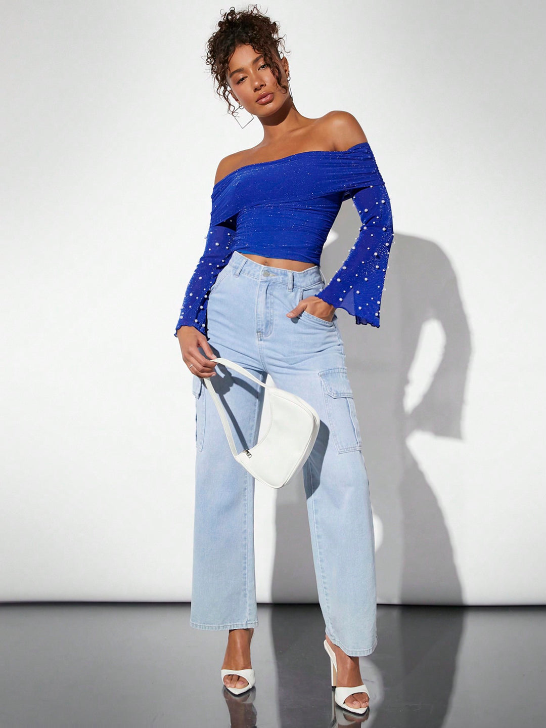 Top SHEIN, albastru