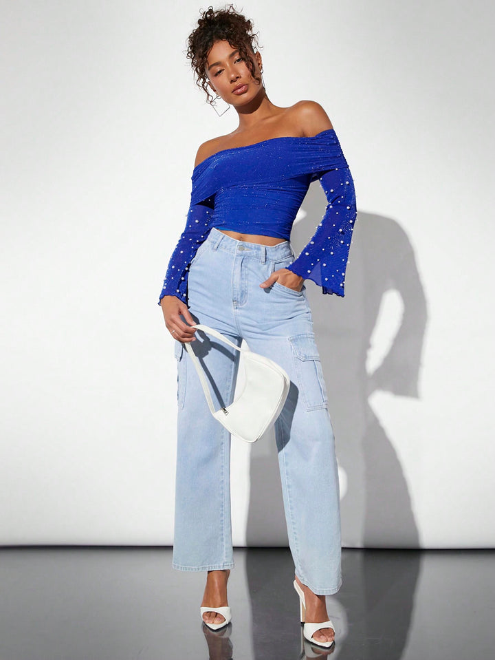 Top SHEIN, albastru
