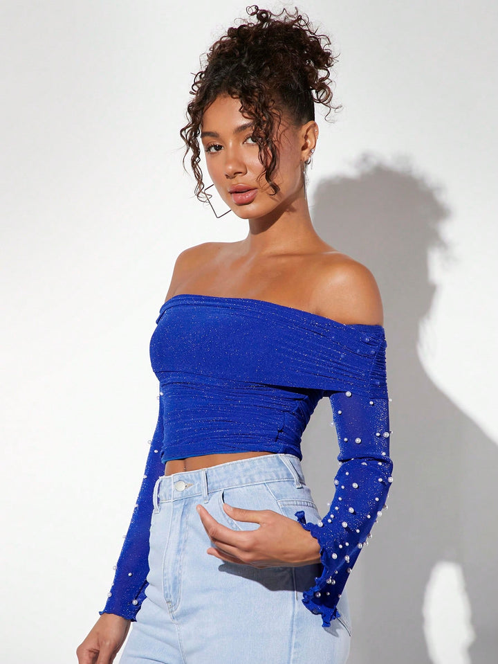 Top SHEIN, albastru