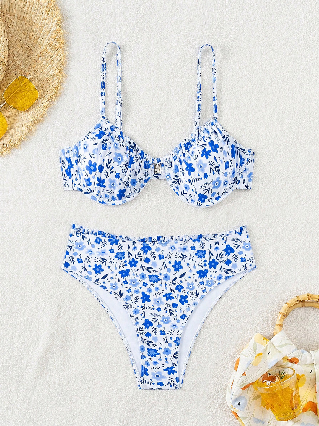 Set bikini SHEIN, albastru