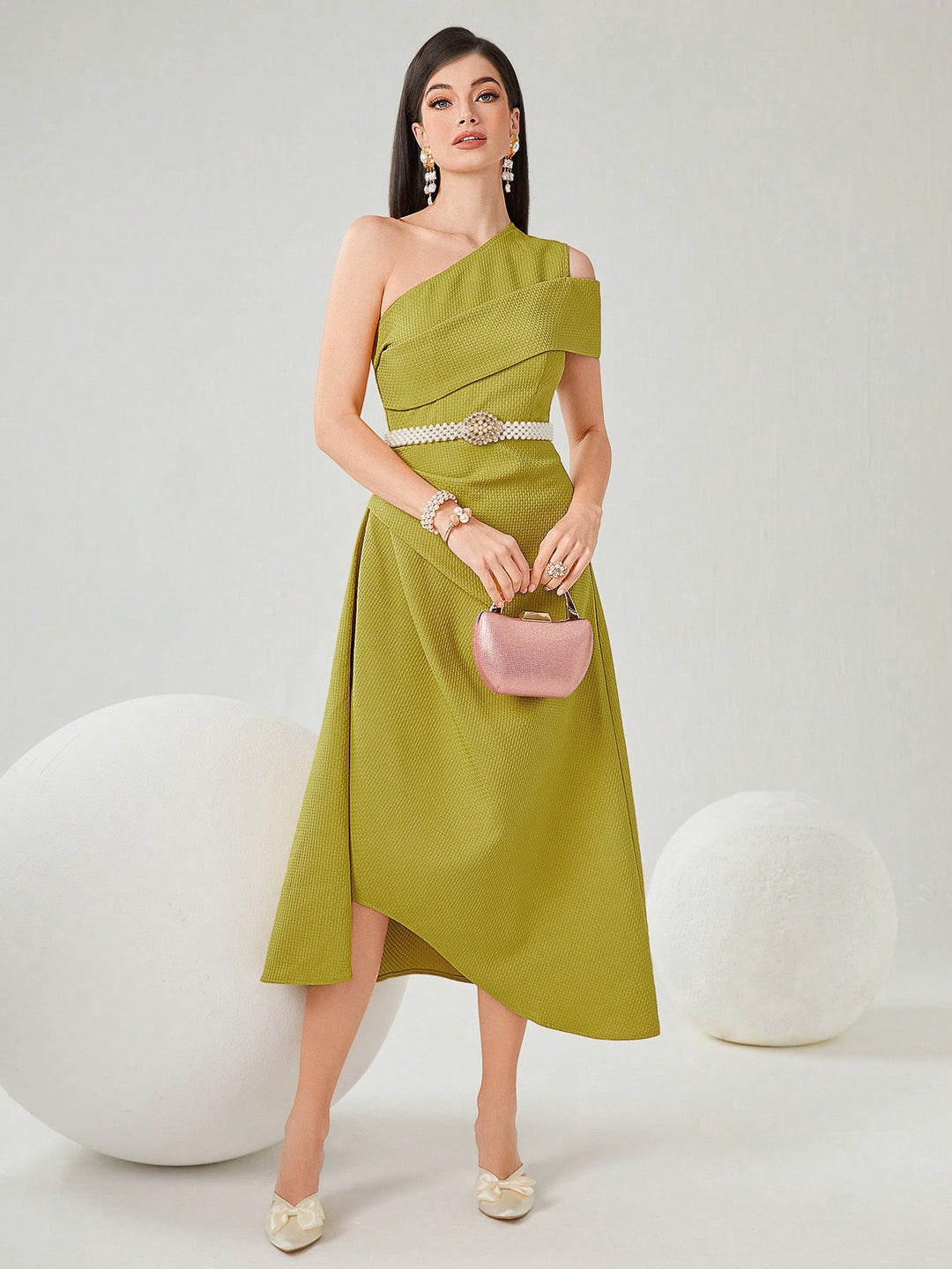Rochie maxi SHEIN, galben