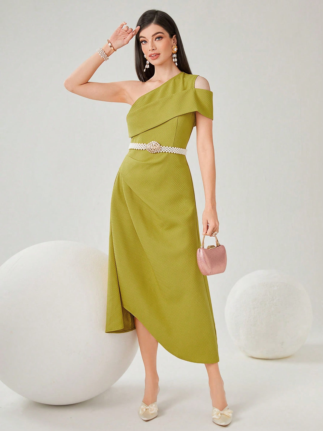 Rochie maxi SHEIN, galben