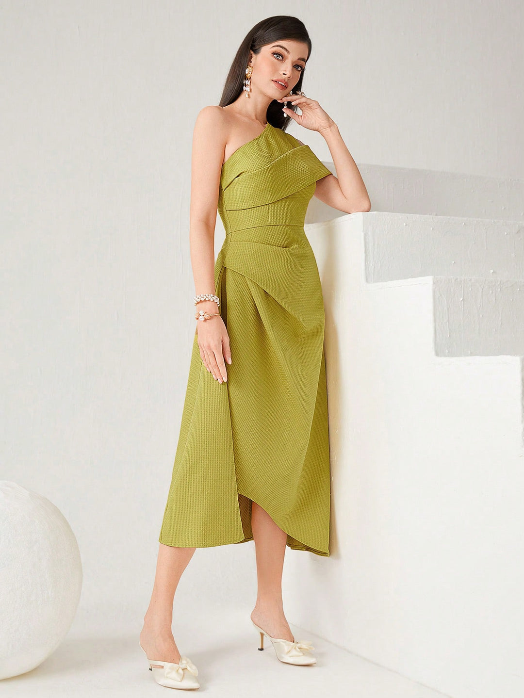 Rochie maxi SHEIN, galben