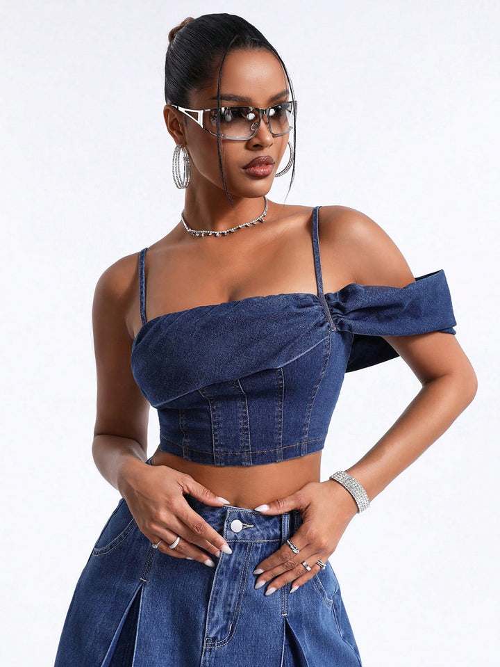 Top SHEIN, albastru