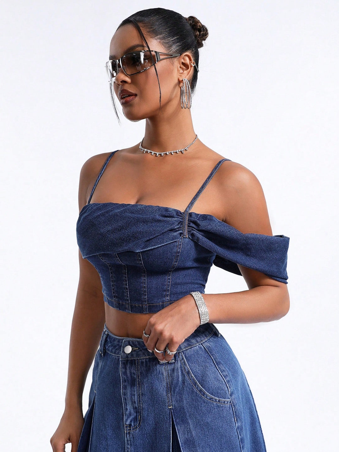 Top SHEIN, albastru