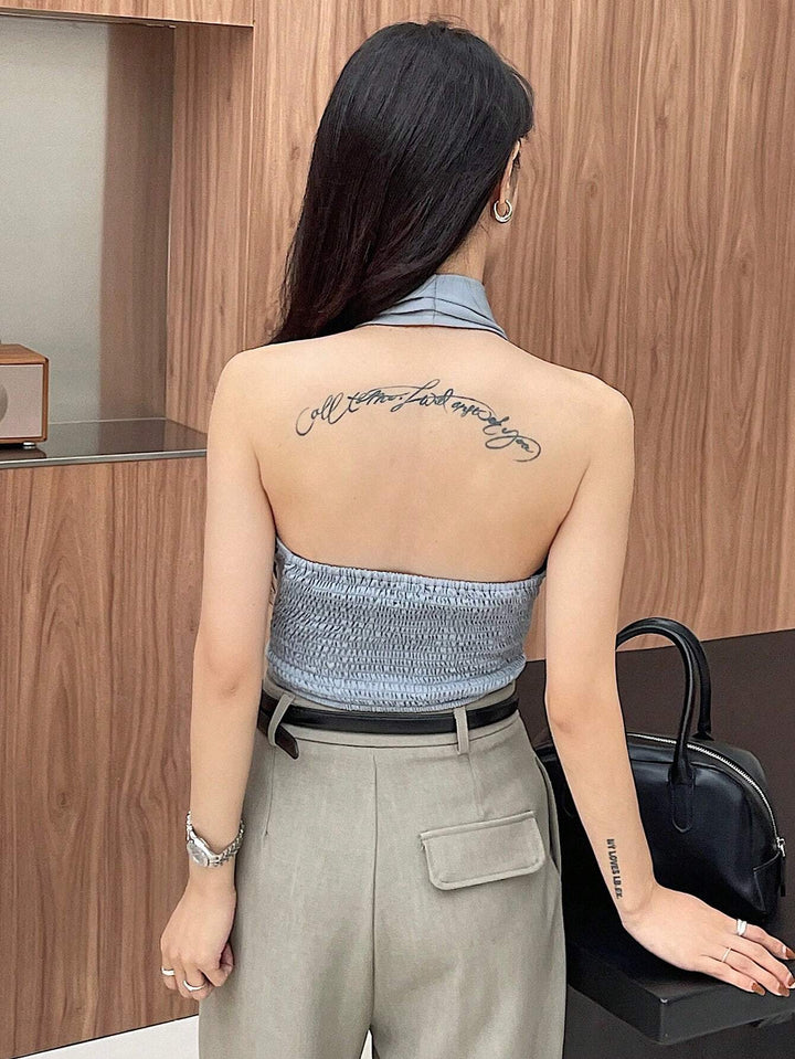 Top SHEIN, albastru