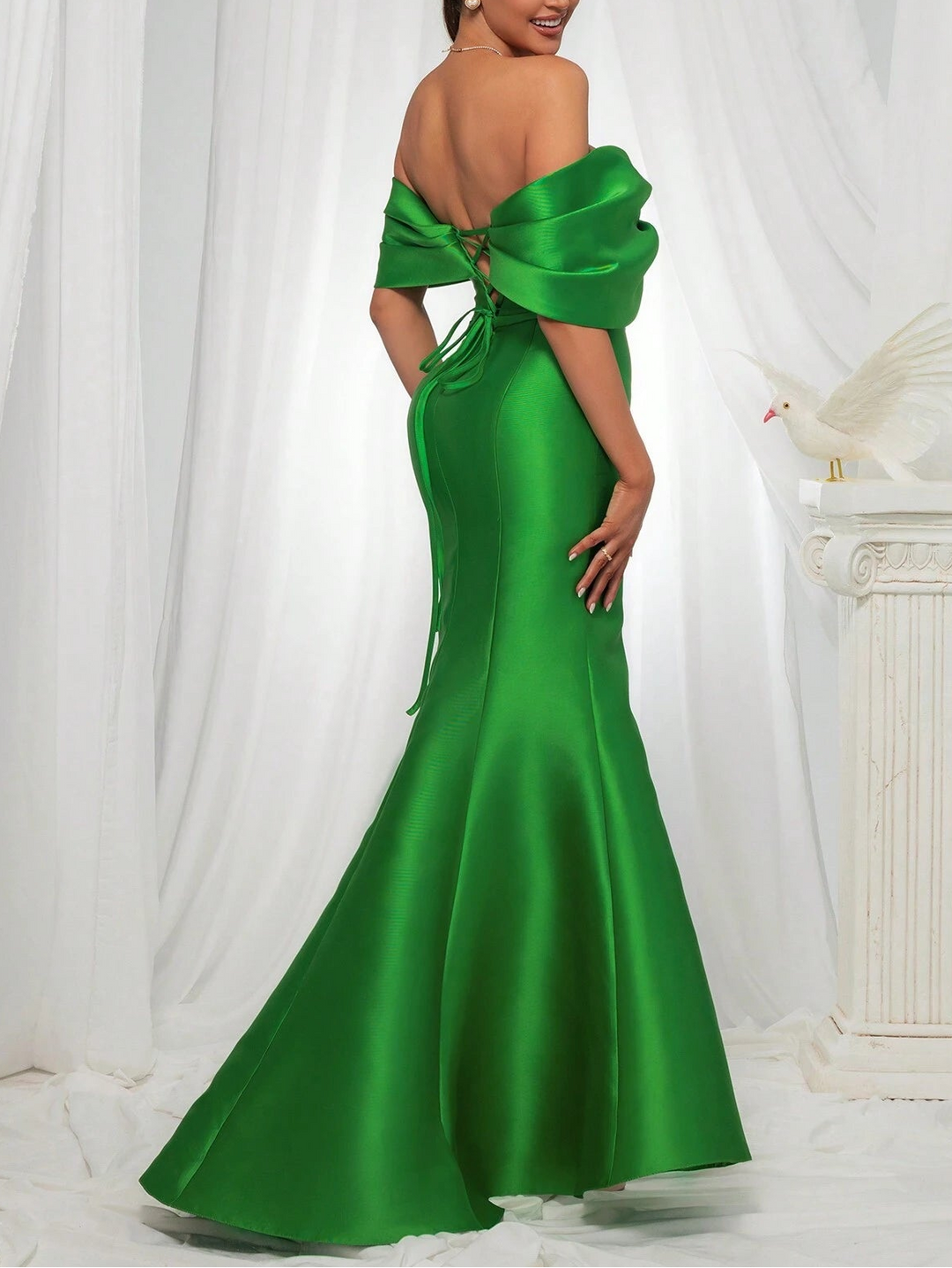 Rochie de ocazie SHEIN, verde