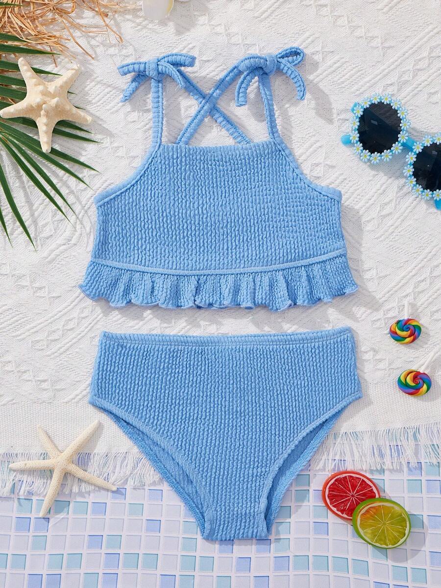 Costum de baie SHEIN, albastru