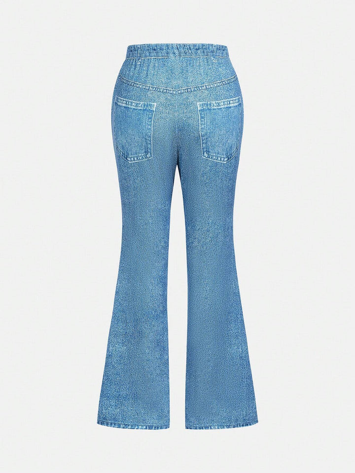 Pantaloni SHEIN, albastru