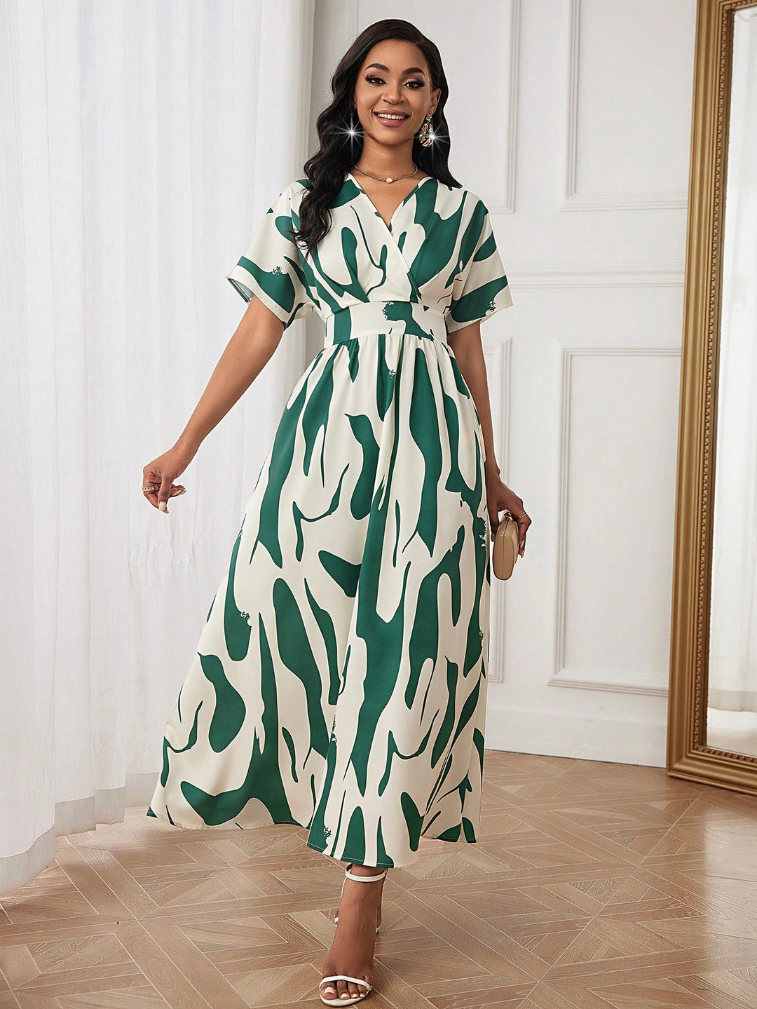 Rochie maxi SHEIN, mix culori