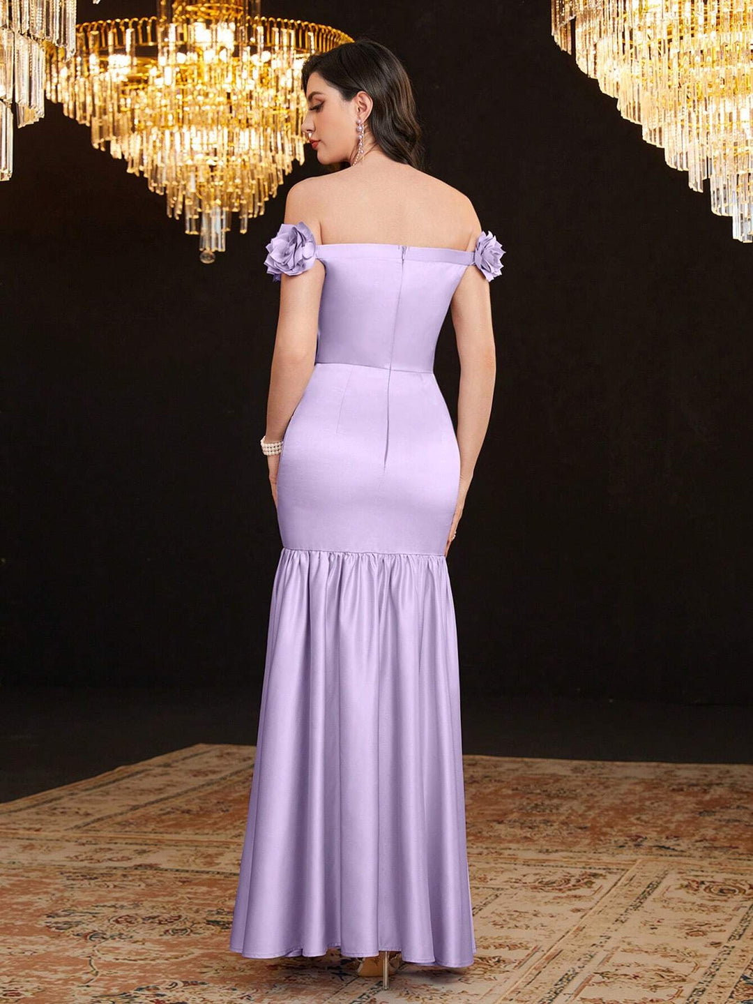 SHEIN maxi ruha, lila