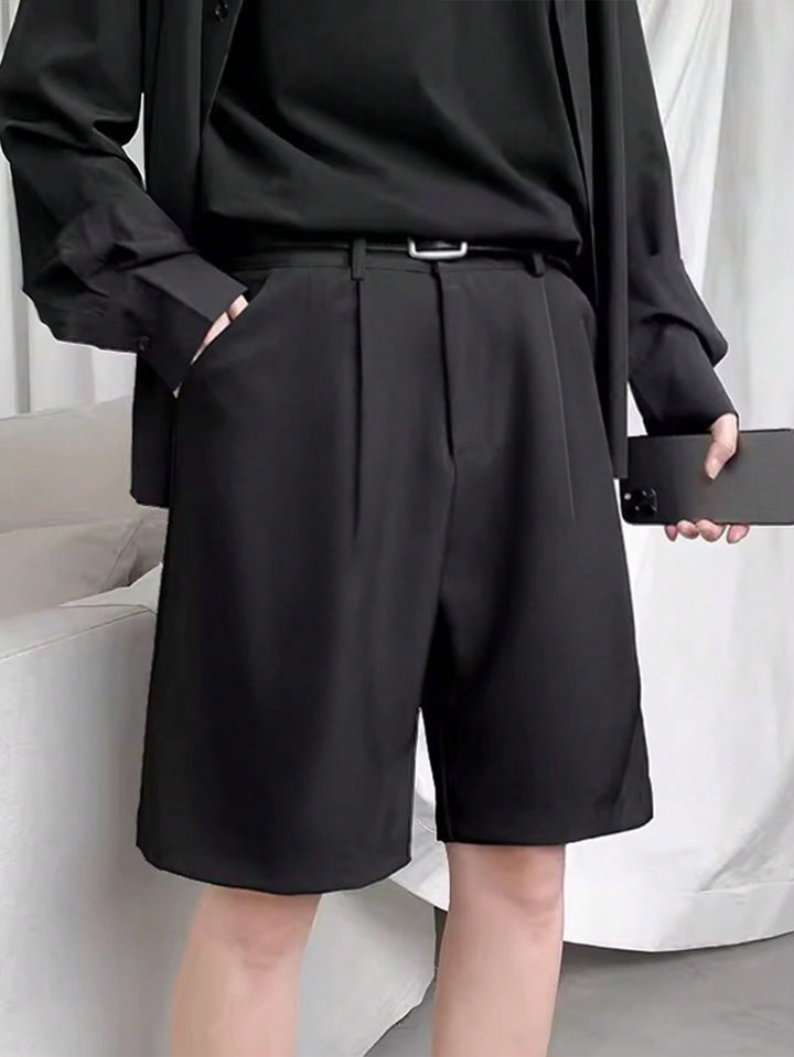 Pantaloni scurți SHEIN, negru