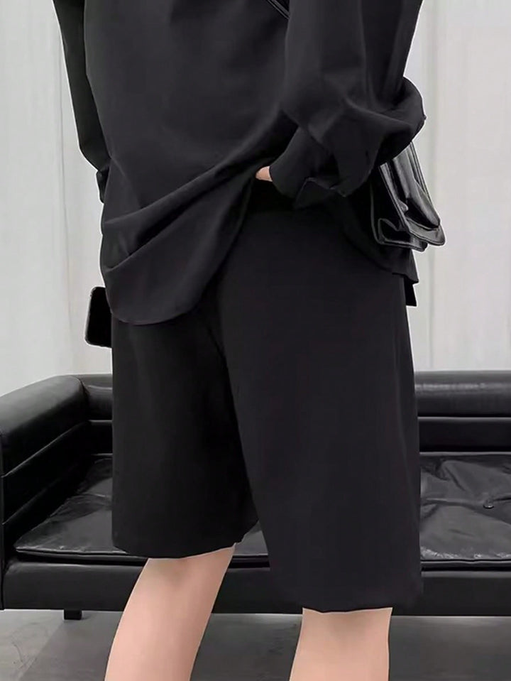Pantaloni scurți SHEIN, negru