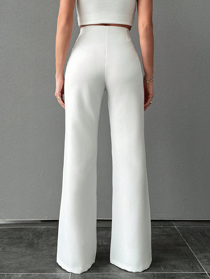 Pantaloni SHEIN, alb